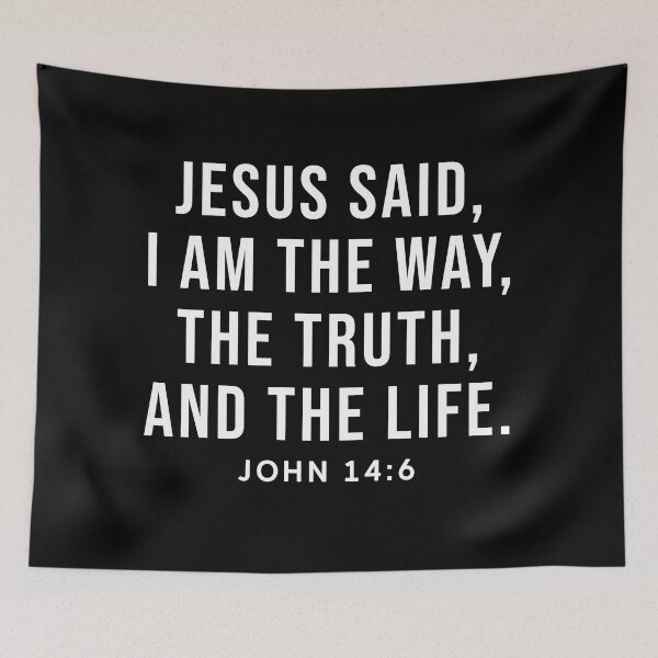 Item preview, John 14:6 Bible Verse designed and sold by SoulQuot.