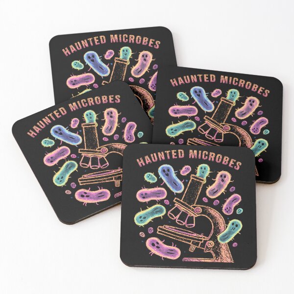 Item preview, Haunted microbes, funny biology and Halloween designed and sold by NoetherSym.