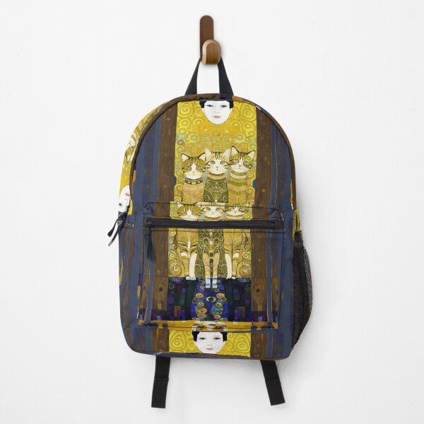 Item preview, Gustave Klimt Cat Lady Painting designed and sold by AuroraXGreen.