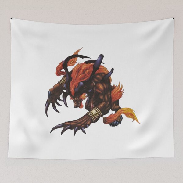 Item preview, Guardian of Strength, Fire Element, Ifrit designed and sold by PatronesKawai.