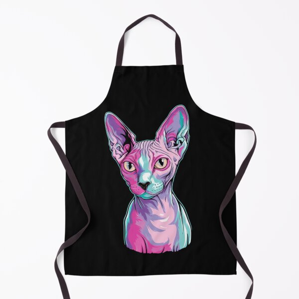 Item preview, Portrait of a Colorful, Psychedelic Sphynx Cat designed and sold by Promoc.