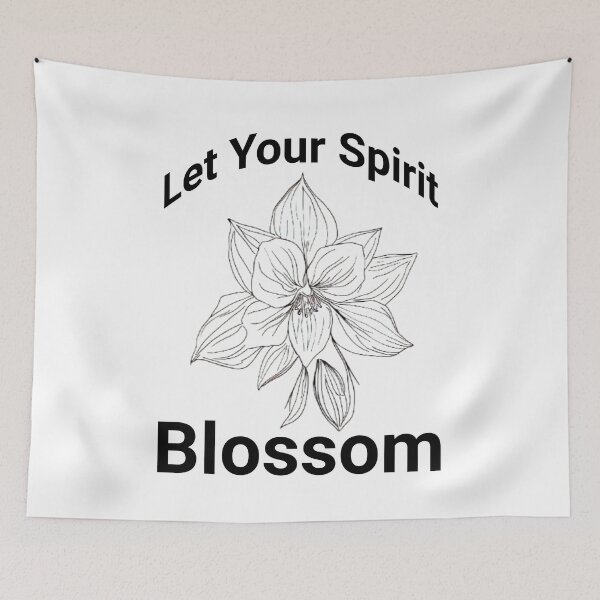 Item preview, Let Your Spirit Blossom Inspirational with Columbine Bloom designed and sold by MouseWisdom.