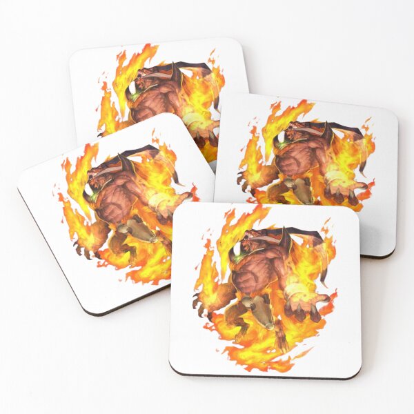 Item preview, Guardian of Strength, Fire Element, Ifrit designed and sold by PatronesKawai.
