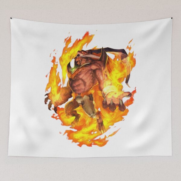 Item preview, Guardian of Strength, Fire Element, Ifrit designed and sold by PatronesKawai.