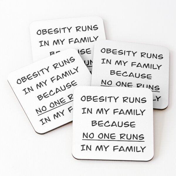 Item preview, Obesity runs  designed and sold by ouatisworld.