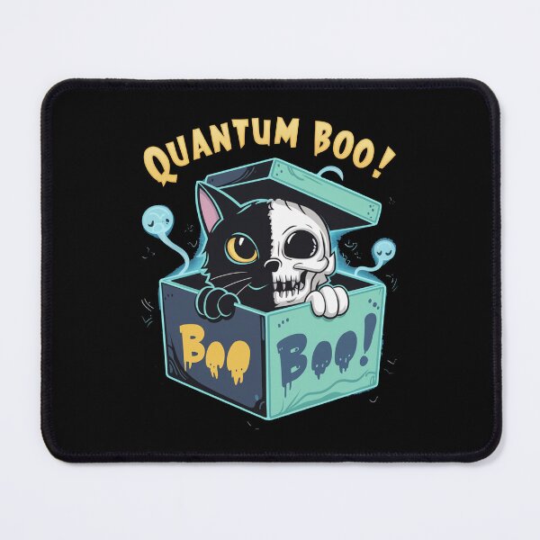 Item preview, Quantum boo, schrodinger cat, funny physics and Halloween designed and sold by NoetherSym.