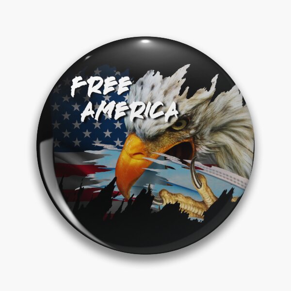 Item preview, Free America Screaming Eagle designed and sold by EGCreativeArt.