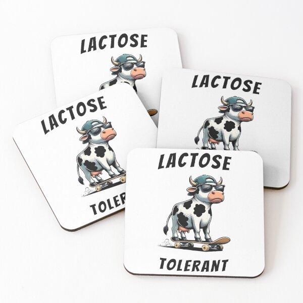Item preview, Tolerante a la lactosa: vaca patinadora designed and sold by SekoOne.