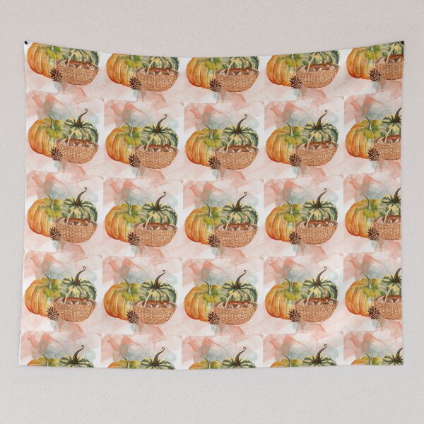 Item preview, Witchy Autumn Fall Pumpkins Mushrooms Pinecone designed and sold by WildWoodlandWitch.