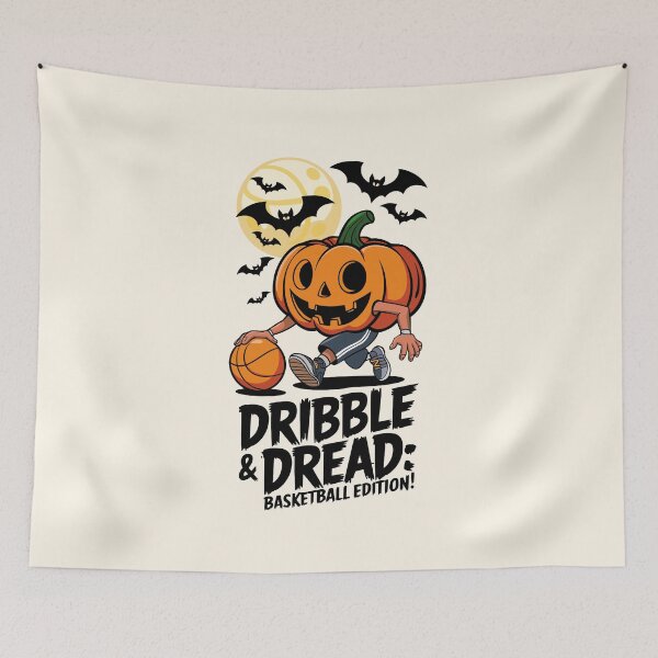 Item preview, Dribble & Dread: Basketball Edition Halloween Design designed and sold by MolonasDesigns.