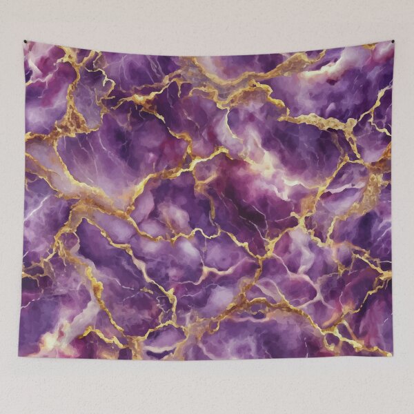 Item preview, PATTERN 047- SUGILITE MARBLE STONE - Gift items and personal use / Marble, Purple, Sugilite, Gemstone, Gold,  Lilac, Streaks, Velvet, Abstract, Broken Glass,  Art designed and sold by LumDesignArt.