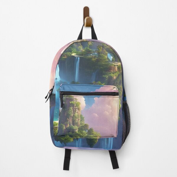 Item preview, Mystical Floating Islands Connected by Waterfalls designed and sold by Have Mercy.