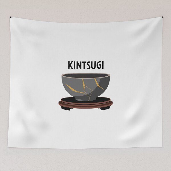 Item preview, Kintsugi, kintsukuroi, kinzukuroi designed and sold by These_Prints.