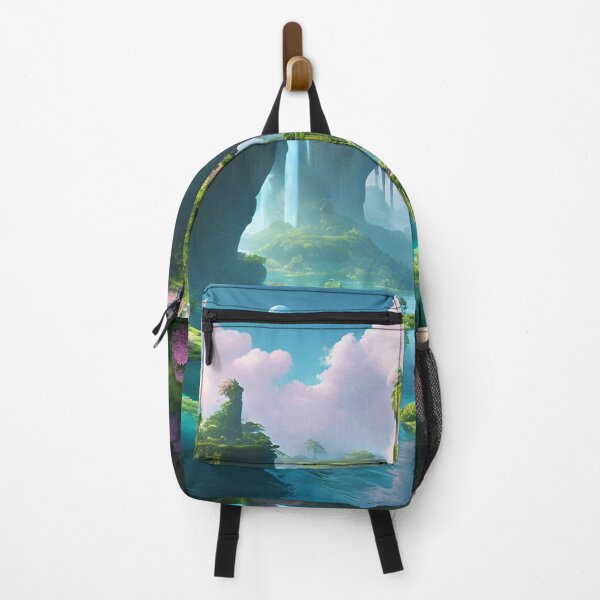 Item preview, Mystical Floating Islands Connected by Waterfalls designed and sold by Have Mercy.