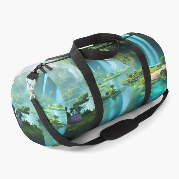 Item preview, Mystical Floating Islands Connected by Waterfalls designed and sold by Have Mercy.