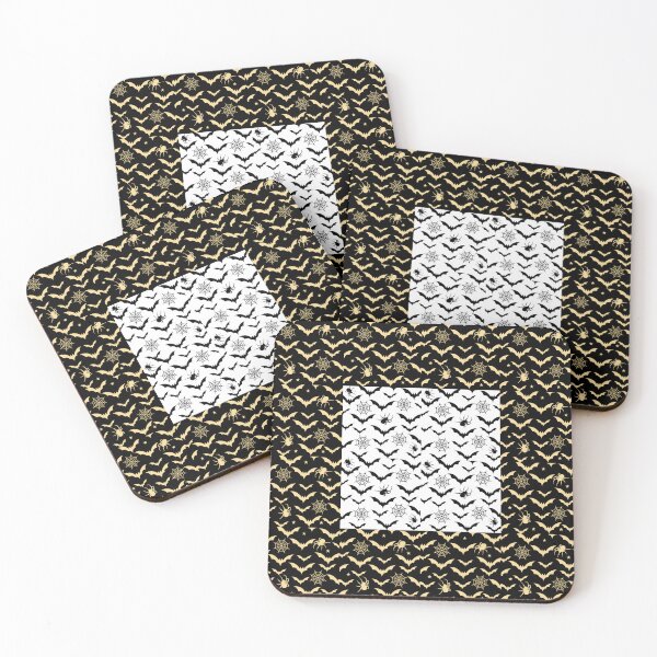 Item preview,  Bats Halloween Spider Seamless Black Mixed Pattern   designed and sold by Raise2Shine.