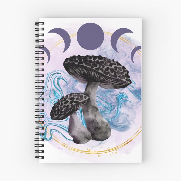 Item preview, Purple Toadstool and Moon Phase  designed and sold by WildWoodlandWitch.
