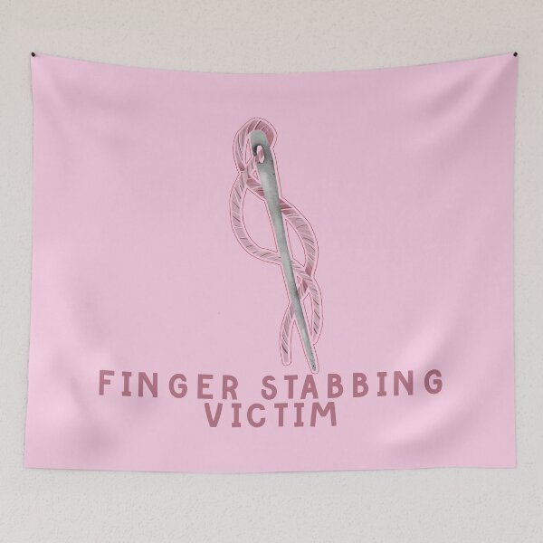 Item preview, Finger Stabbing Victim designed and sold by HematiteDesign.