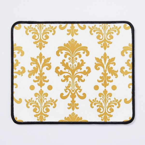 Item preview, Off White & Gold Damask designed and sold by DesignsByPrnces.