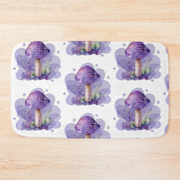 Item preview, Purple Toadstool and Fern designed and sold by WildWoodlandWitch.