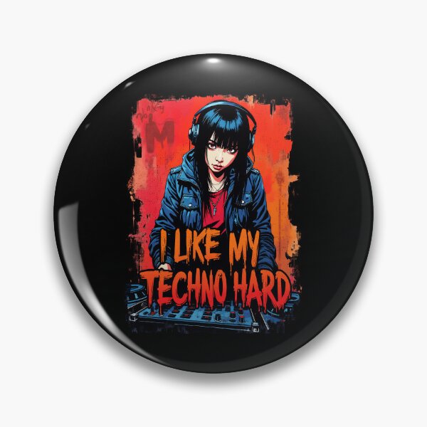Item preview, I Like My Techno Hard - Techno Music Dj designed and sold by Urban-Alien.