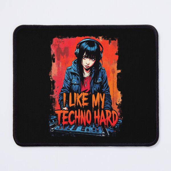 Item preview, I Like My Techno Hard - Techno Music Dj designed and sold by Urban-Alien.