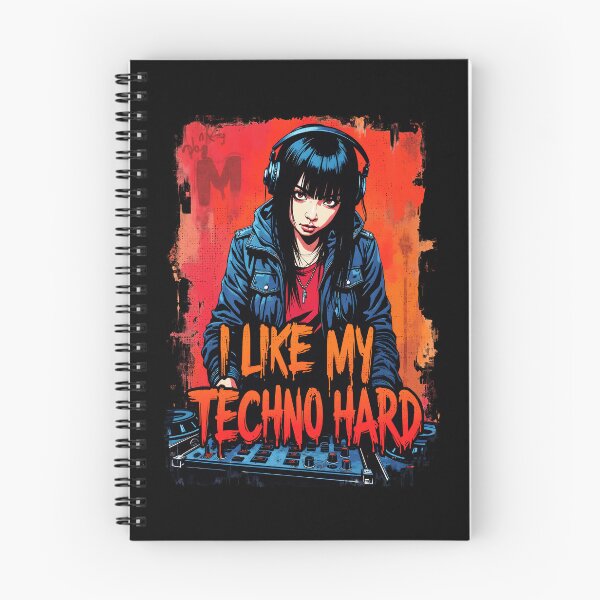Item preview, I Like My Techno Hard - Techno Music Dj designed and sold by Urban-Alien.