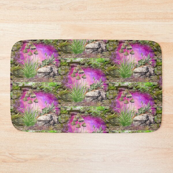 Item preview, Mushrooms Toadstool Brickwall  designed and sold by WildWoodlandWitch.
