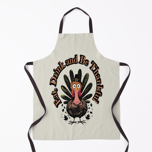 Item preview, Eat,Drink and Be Thankful - Fun Thanksgiving Turkey Design designed and sold by AgarutanPrint.