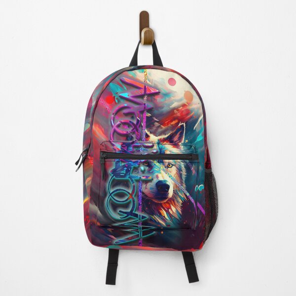 Item preview, Wolf's whirl of colors designed and sold by Woof-WoofSK.