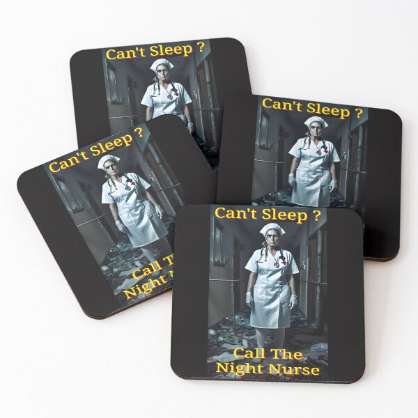 Item preview, Can't Sleep?  ...Call The Night Nurse....Halloween~ Reimagined  designed and sold by Hall-O-Gram.