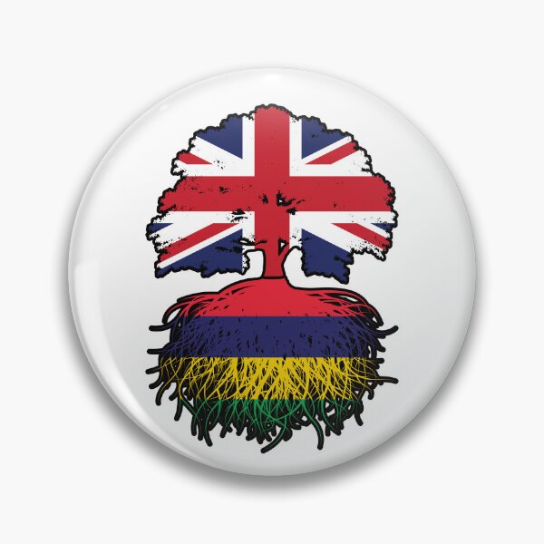 Item preview, Mauritius Mauritian British UK Tree Roots Flag designed and sold by FlagX.