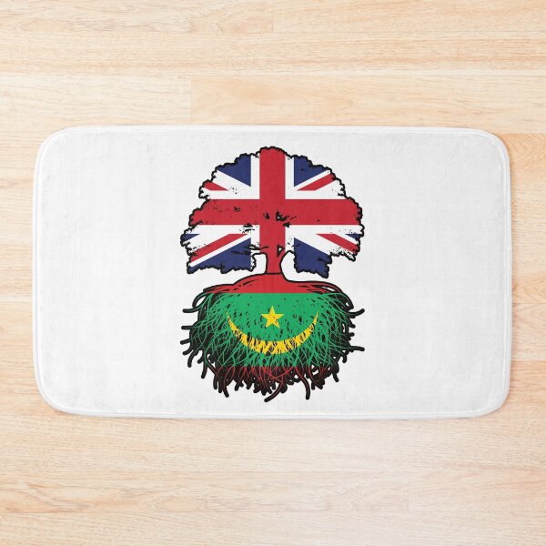 Item preview, Mauritania Mauritanian British UK Tree Roots Flag designed and sold by FlagX.