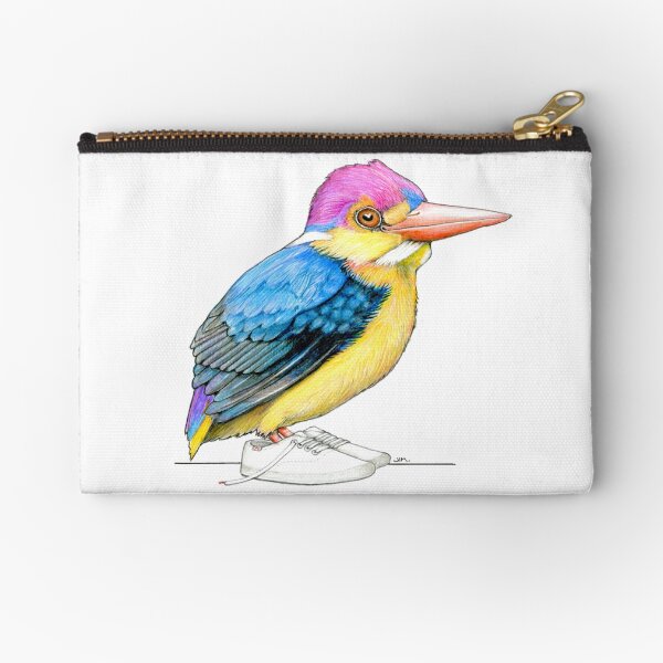 Item preview, Oriental Dwarf Kingfisher in Canvas Sneakers designed and sold by JimsBirds.