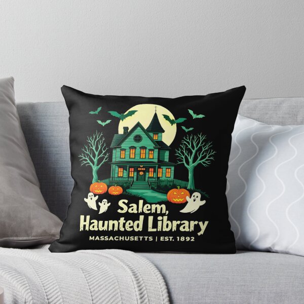 Item preview, Salem, Haunted Library, Massachusetts, Est. 1892 designed and sold by TugArt.