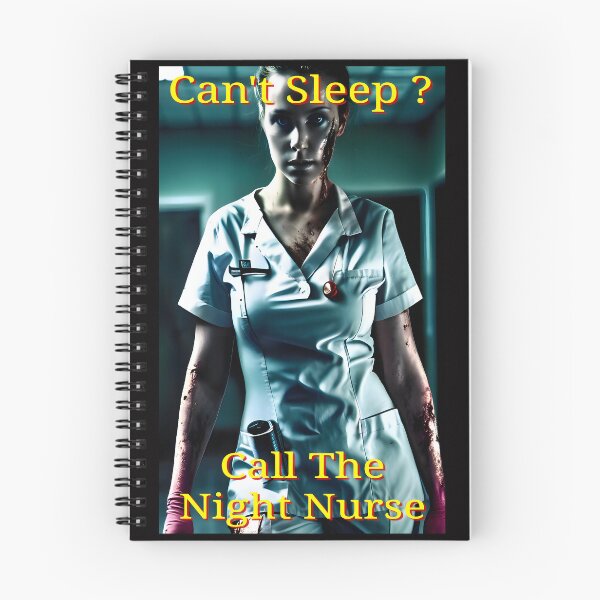 Item preview, Can't Sleep?  ...Call The Night Nurse....Halloween~ Reimagined  designed and sold by Hall-O-Gram.