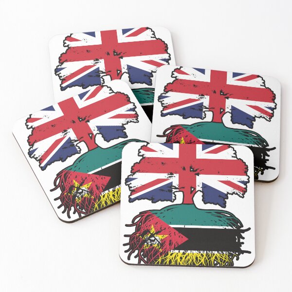 Item preview, Mozambique Mozambican British UK Tree Roots Flag designed and sold by FlagX.
