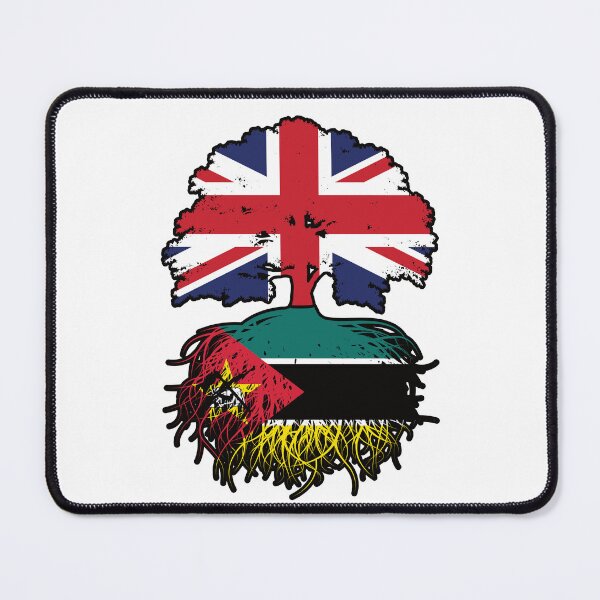 Item preview, Mozambique Mozambican British UK Tree Roots Flag designed and sold by FlagX.