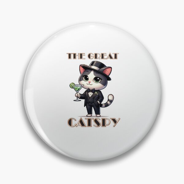 Item preview, The Great Catsby- Cool Funny Cat Design  designed and sold by DesignbyJanja.