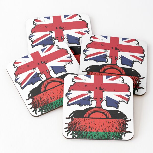 Item preview, Malawi Malawian British UK Tree Roots Flag designed and sold by FlagX.