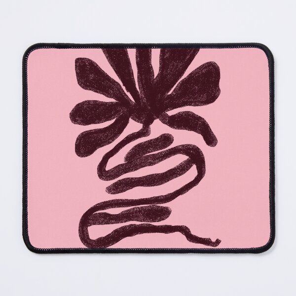 Item preview, Burgundy and Pink Boho Abstract Shape designed and sold by bowsbotanicals.