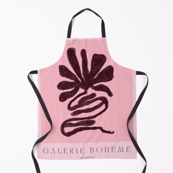 Aperçu de l'œuvre Forme abstraite bohème bordeaux et rose créée et vendue par bowsbotanicals.