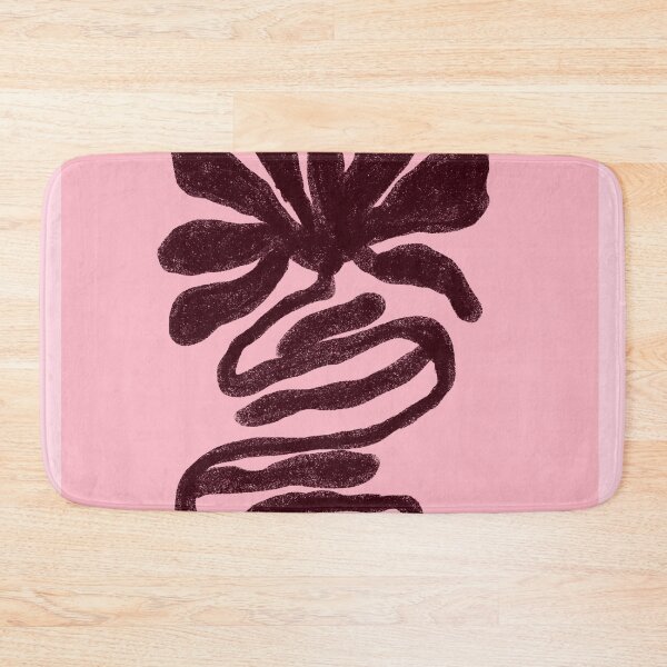 Item preview, Burgundy and Pink Boho Abstract Shape designed and sold by bowsbotanicals.