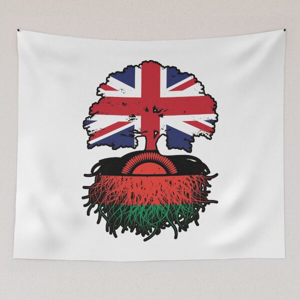 Item preview, Malawi Malawian British UK Tree Roots Flag designed and sold by FlagX.