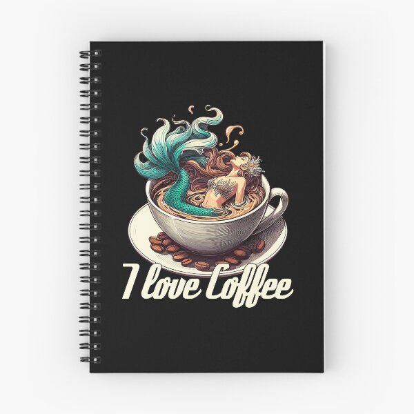Item preview, I love coffee mug mermaid mermaid gift designed and sold by Pineapple-Tree.
