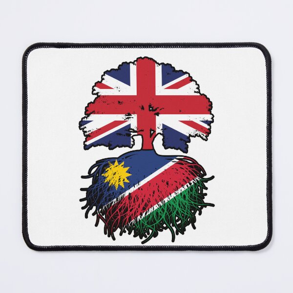 Item preview, Namibia Namibian British UK Tree Roots Flag designed and sold by FlagX.