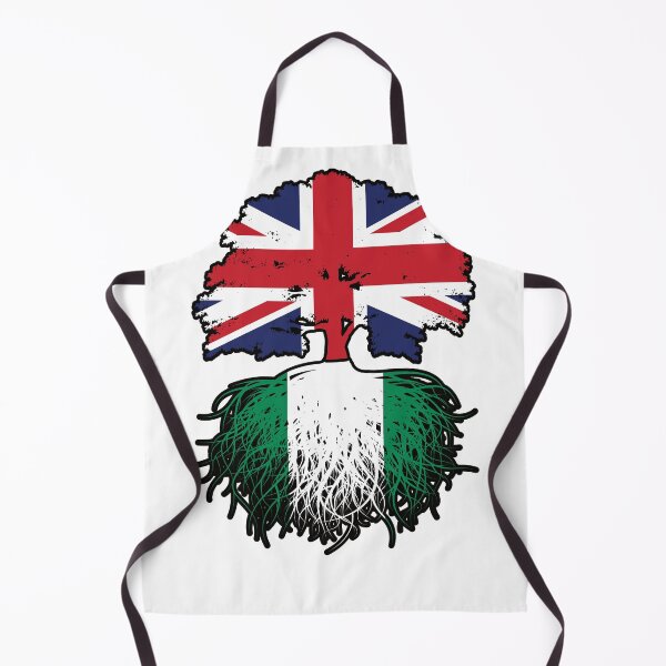 Item preview, Nigeria Nigerian British UK Tree Roots Flag designed and sold by FlagX.