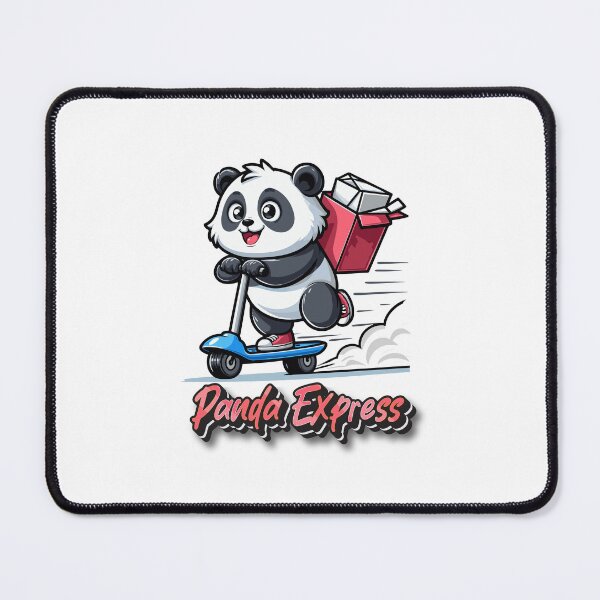Item preview, Panda Express - fast panda on roller scooter. Panda Bear Design designed and sold by DesignbyJanja.