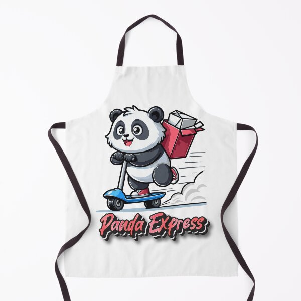 Item preview, Panda Express - fast panda on roller scooter. Panda Bear Design designed and sold by DesignbyJanja.