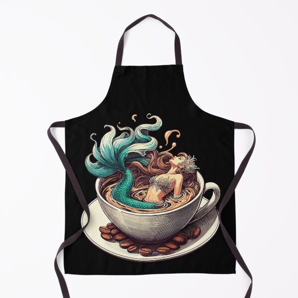 Item preview, Mermaid Bathing in Coffee Gift designed and sold by Pineapple-Tree.